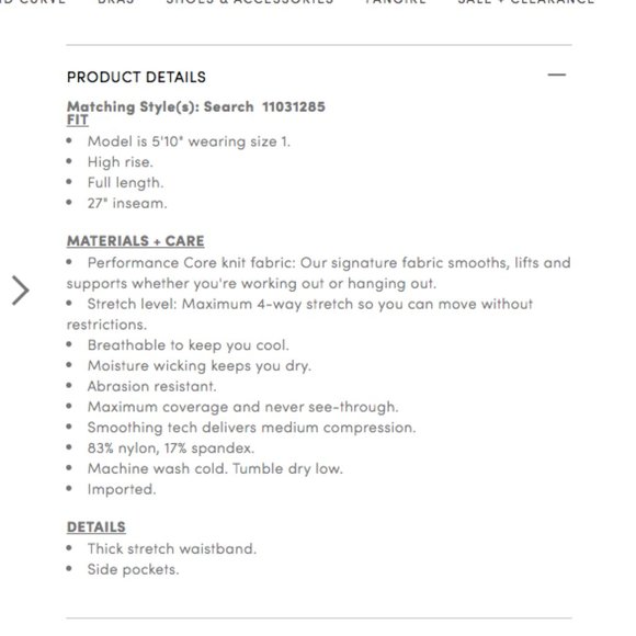 TORRID -ACTIVE CORE LEGGING WITH SIDE POCKET - Olivine Anya Geo - SZ 0/M - Picture 5 of 8